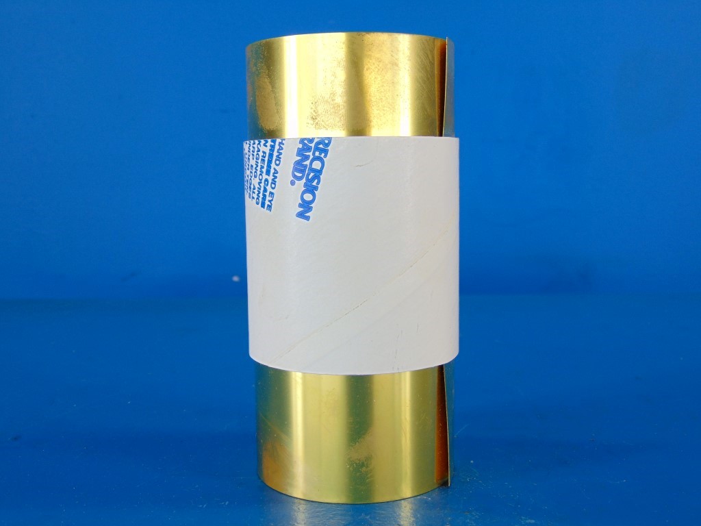 Precision Brand 17415 .010 Brass Shim Stock 6" X 100" .010 6" X 100" Roll NIB