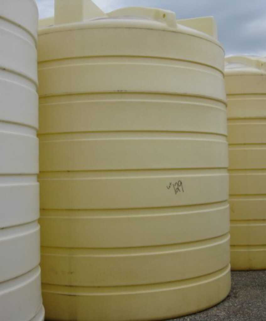 Enduraplas THV06250 6250 Gallon Flat Bottom Storage Tank - Model - Yellow - Industrial Liquid Storage