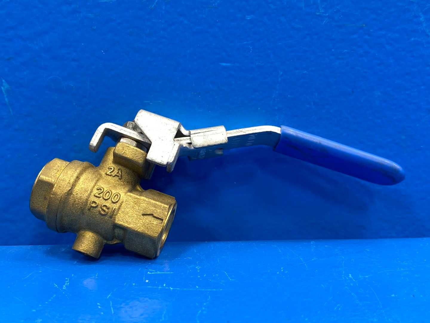1/4" F-NPTxF-NPT Vented Exhaust w/ Lockable Handle Rub s93 Ball Valve (0427041)