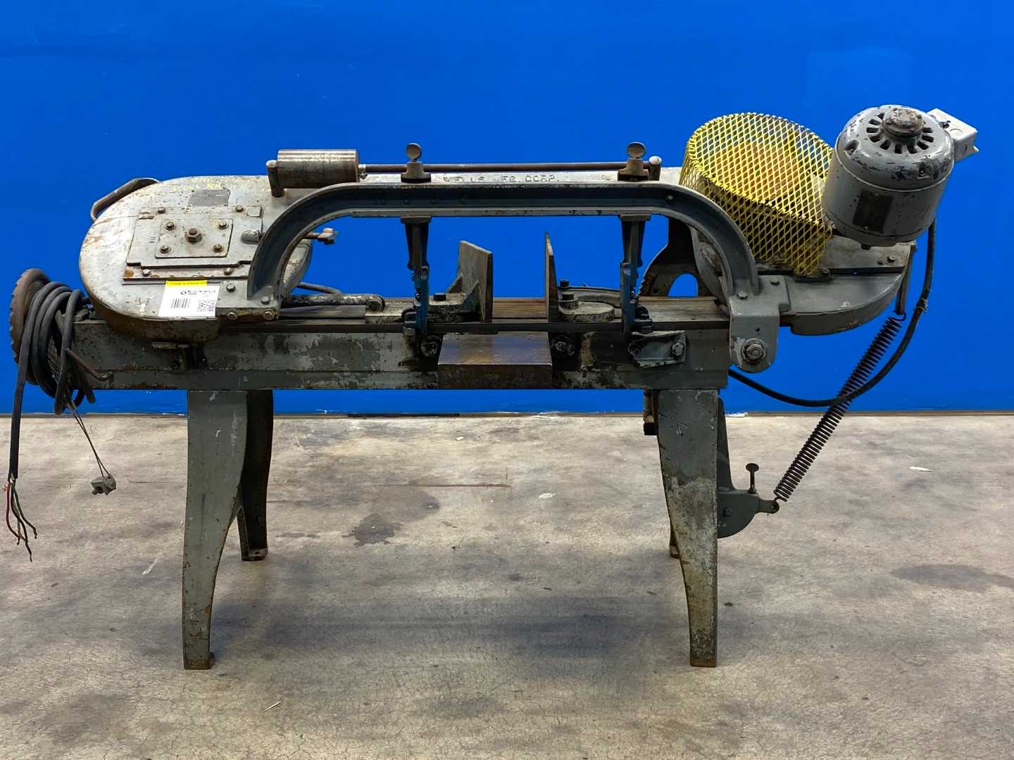Wells Manufacturing Corporation 8-M-43 Horizontal Metal Band Saw