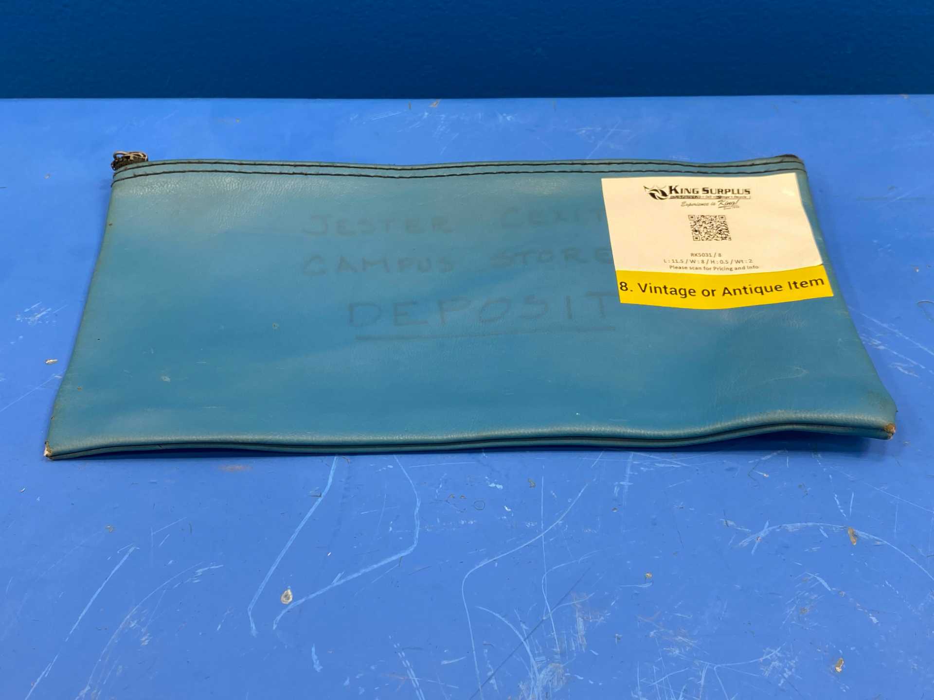 Major Metalfab Co. 6"x11" Co. 6"x11" Vintage Teal Bank Bag