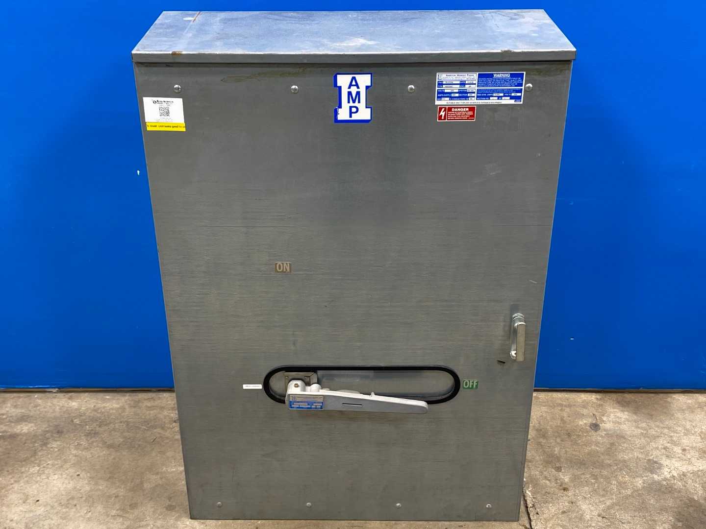 American Midwest Power T467-W0L / NSED467 800 Amp Bolted Pressure Contact Switch Cabinet 600VAC 4-Pole 4 Wire