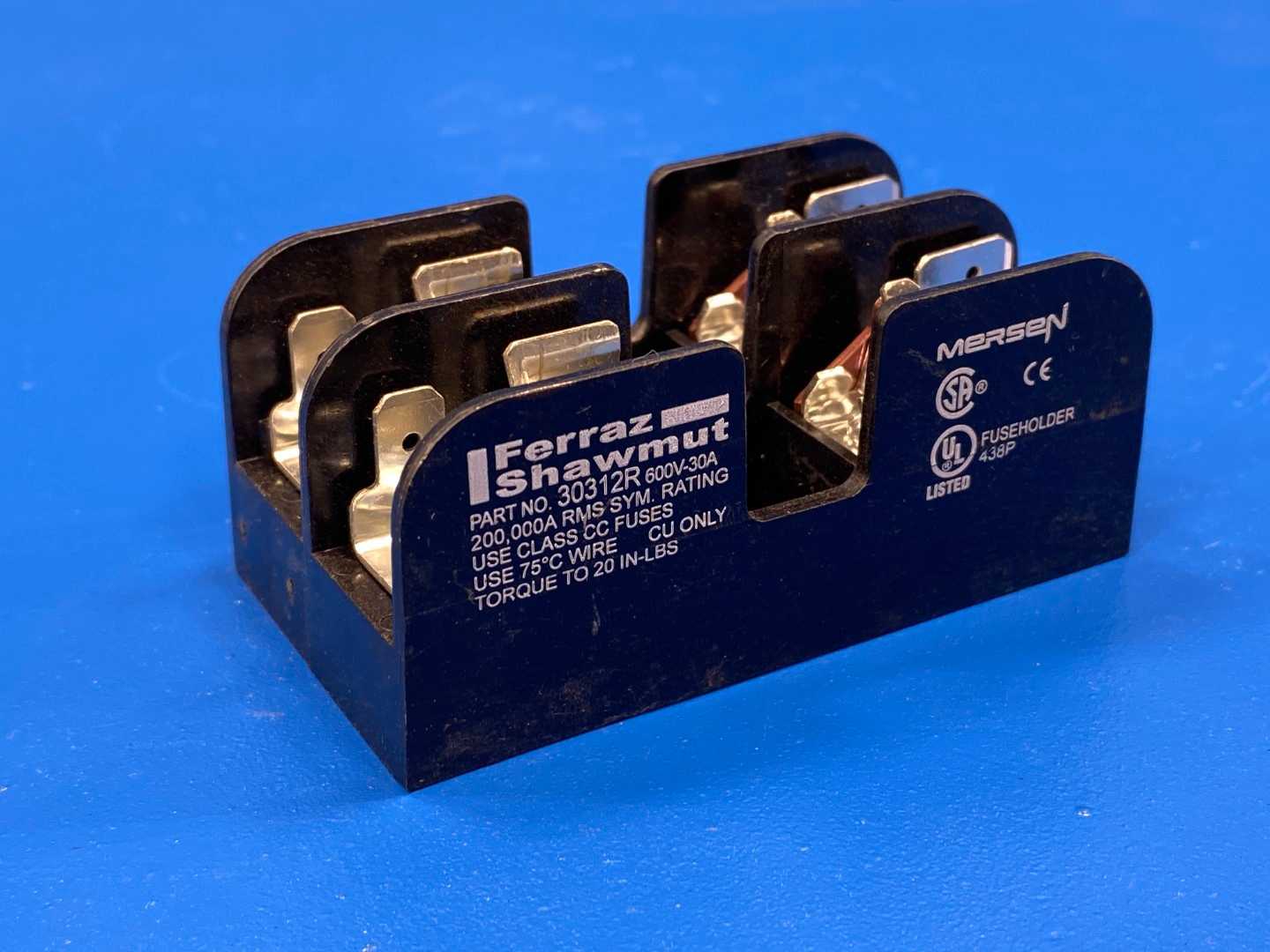 30312R Mersen 30 Amp Ferraz Shawmut / Fuse Block 600V