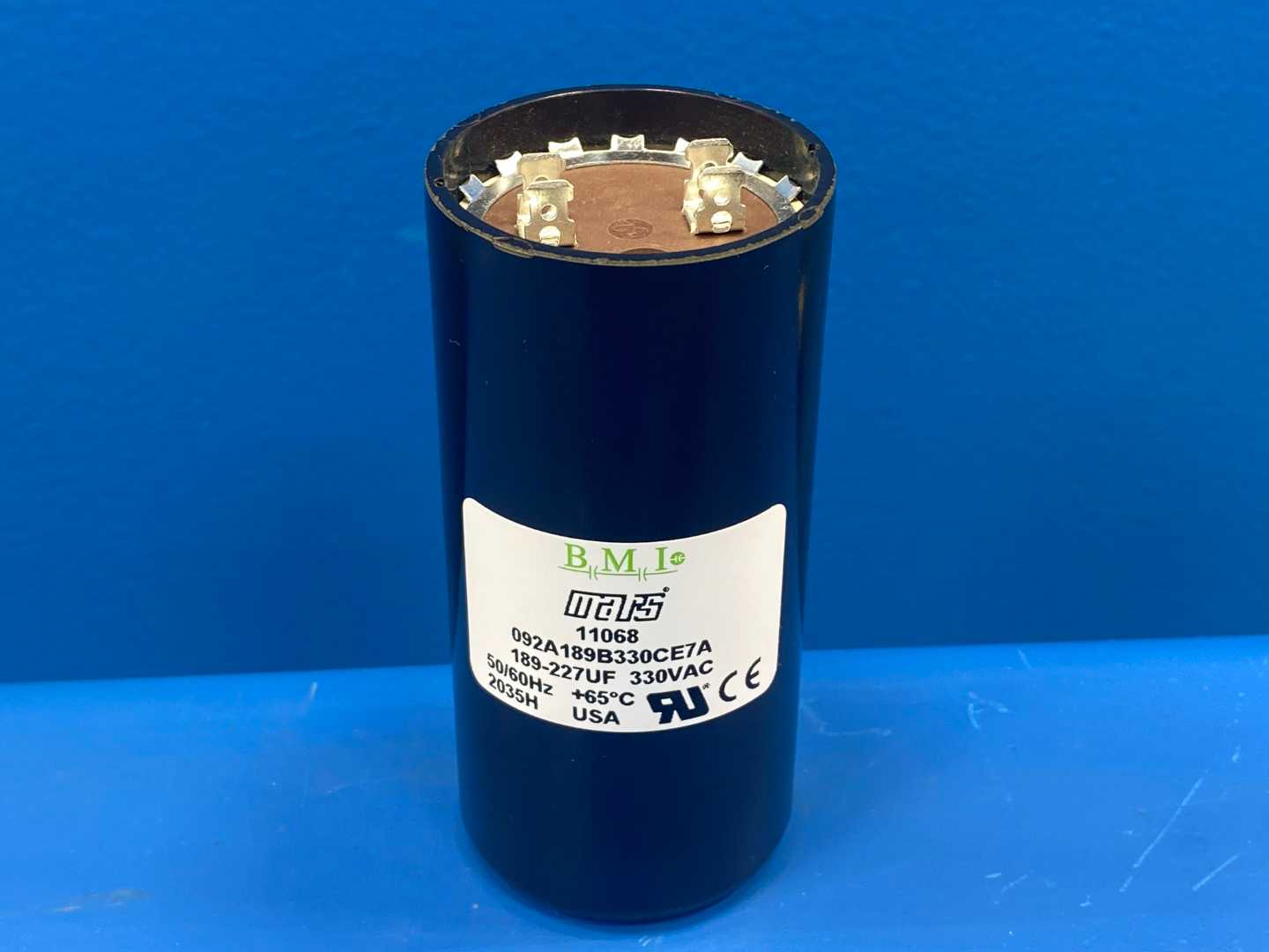 Mars 11068 Motor Start Capacitor , 189-227MFD, 330VAC