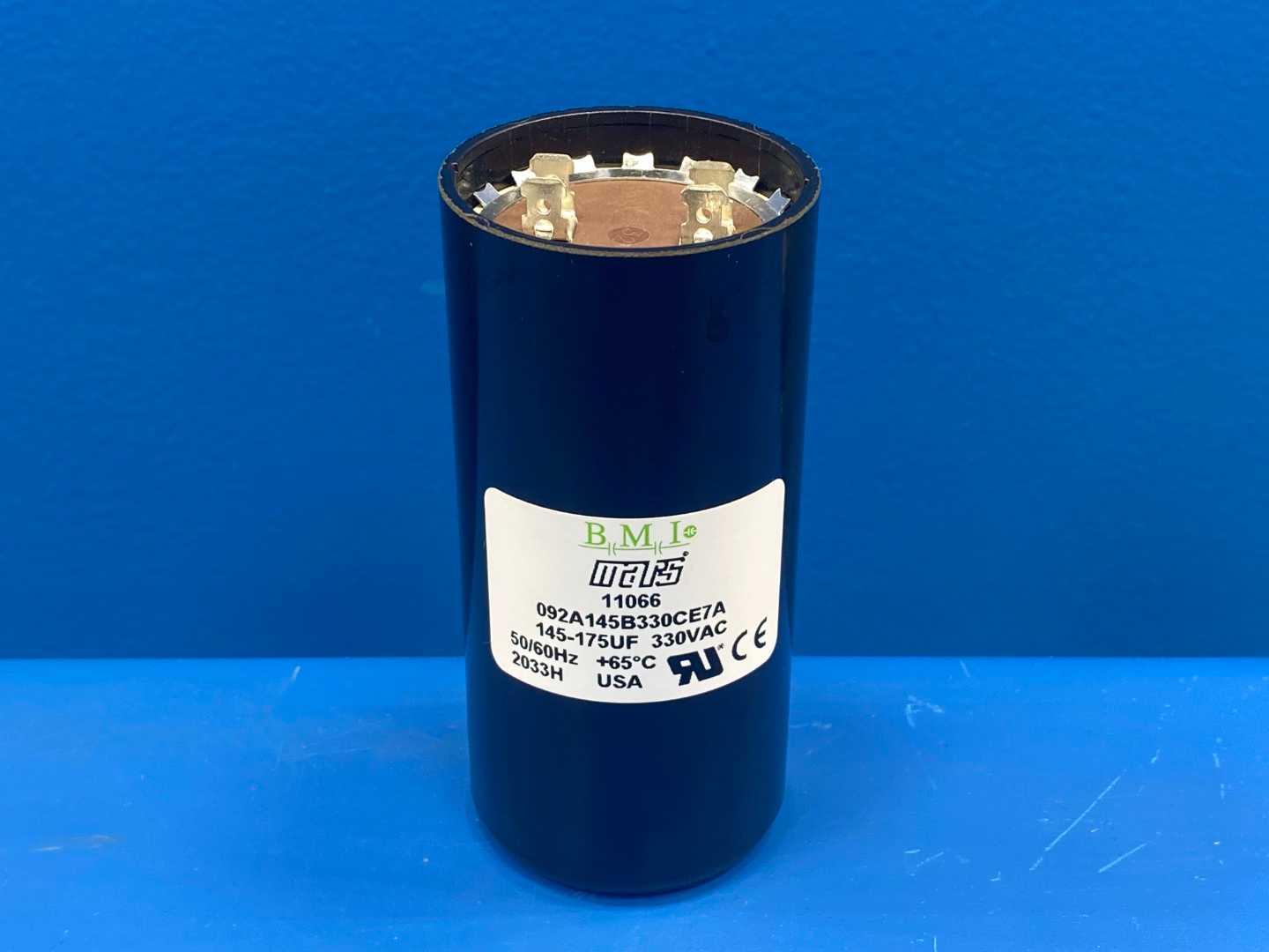 Mars 11066 Motor Start Capacitor , 145-175MFD, 330VAC