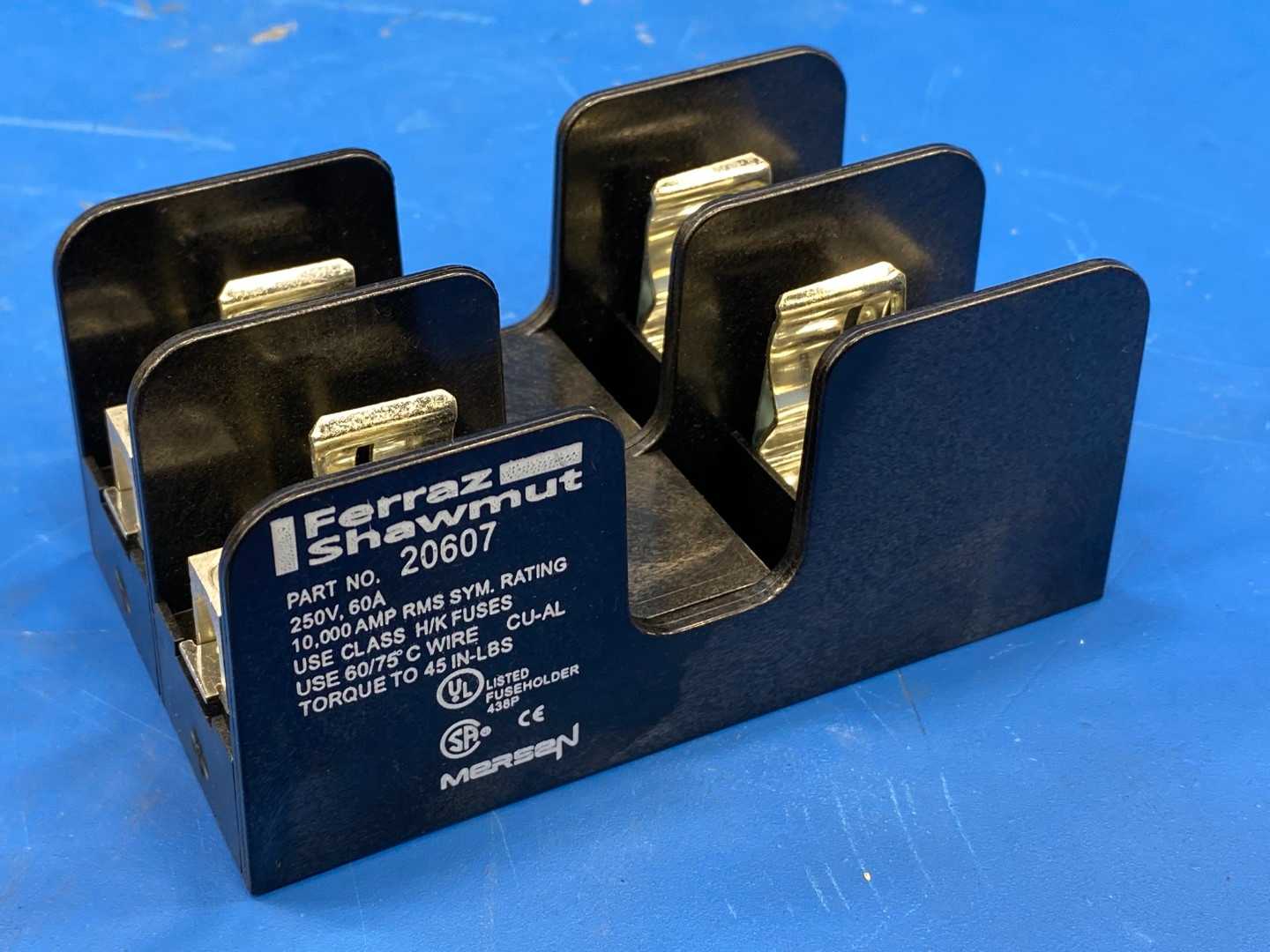 Mersen 20607 Fuse Block , 250V-60A