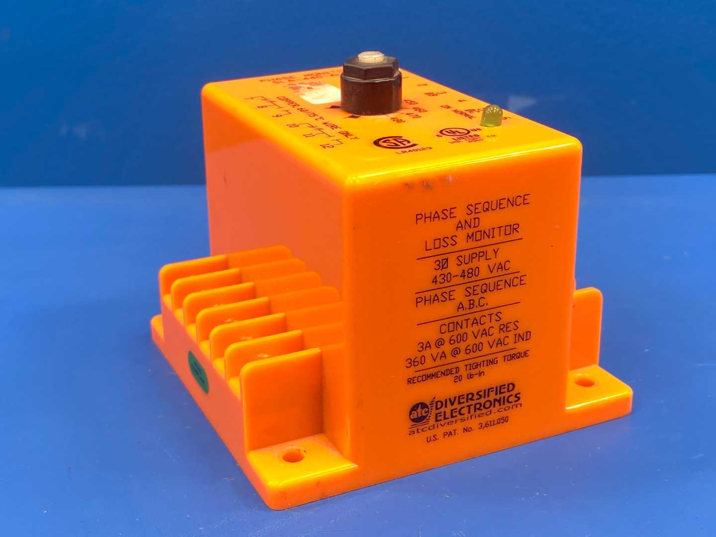 ATC Diversified Electronics SLA-440-ALE Phase Monitor , 430-480VAC