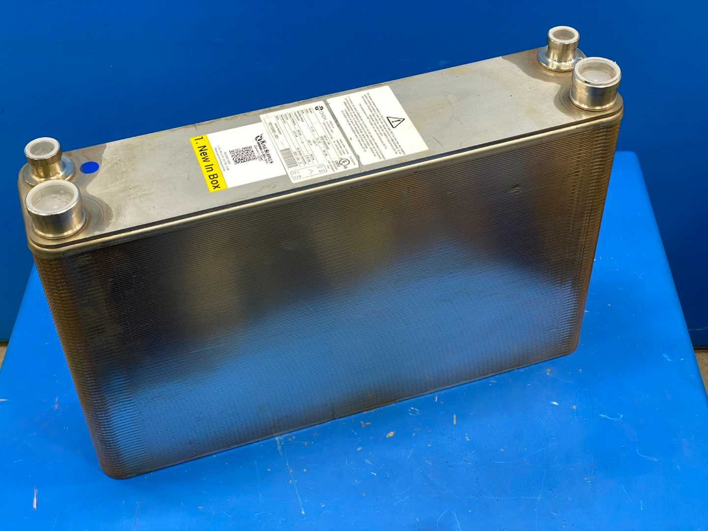 Onda S.p.A. S82 H-146 Brazed Plate Heat Exchanger 2.31/2.35gal(Approximately 7.8 tons) 653 PSI