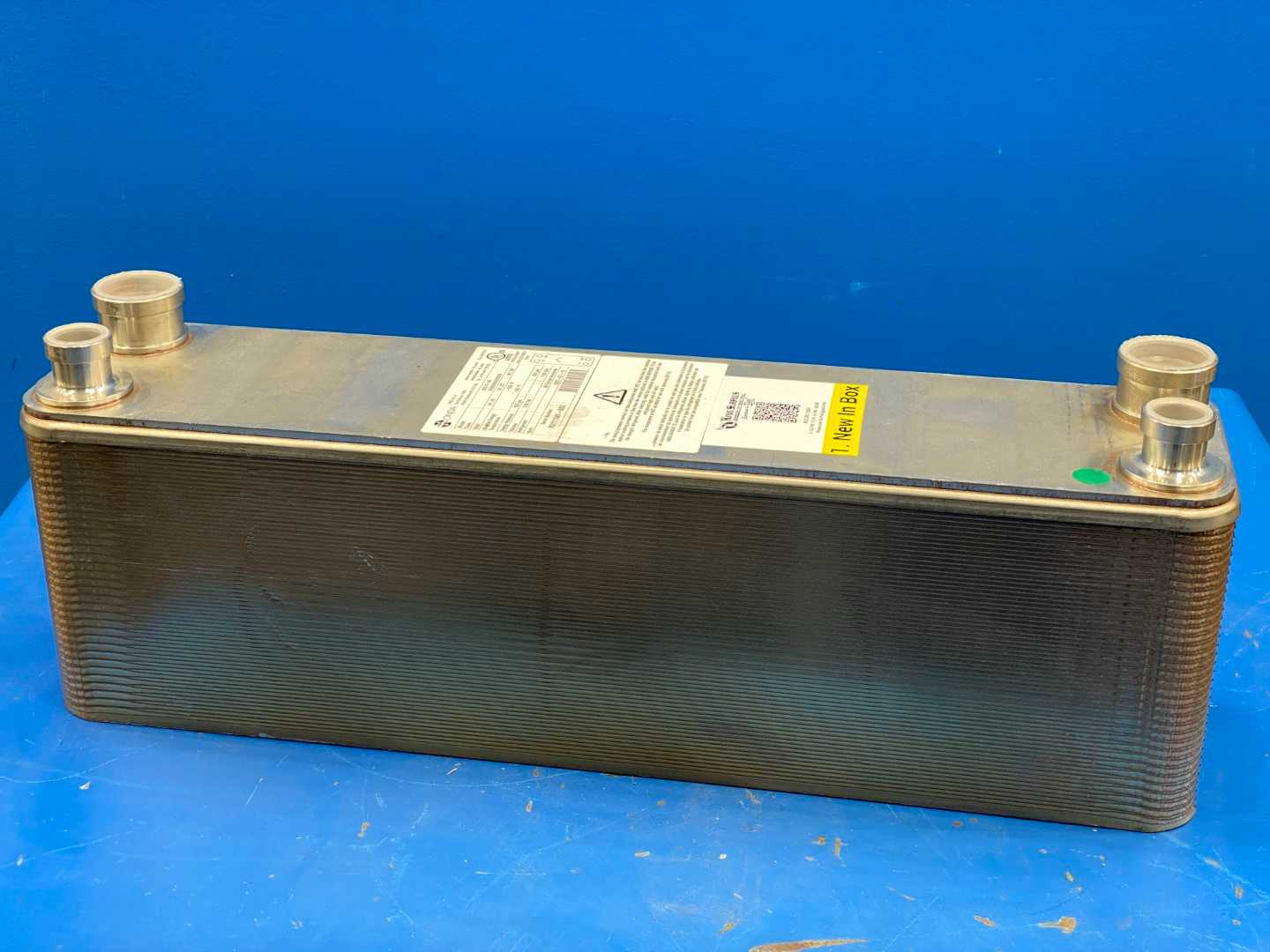 Onda S.p.A. S82 H-66 Brazed Plate Heat Exchanger 1.03/1.06gal (Approximately 3.5 tons) 653 PSI
