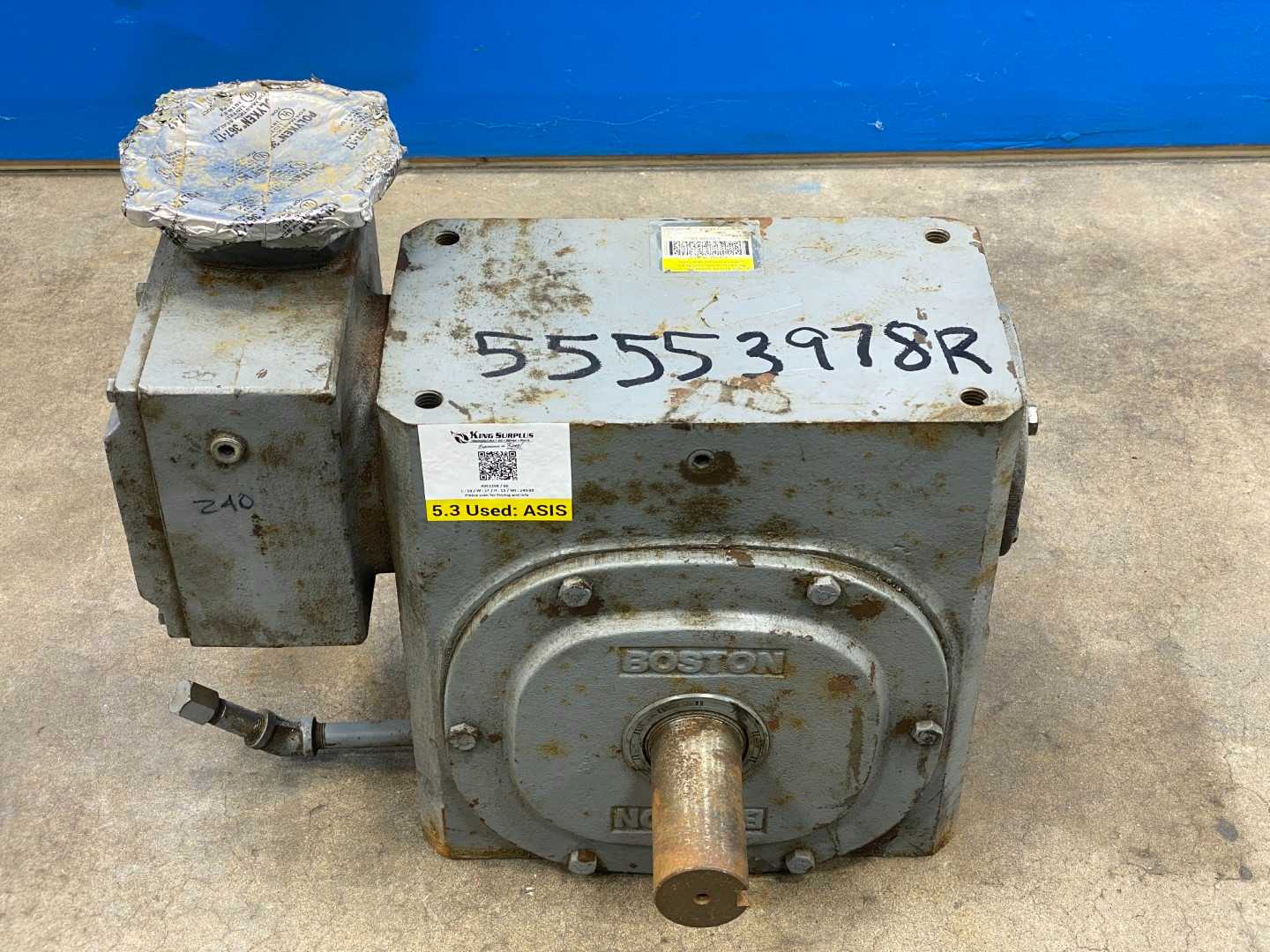 Boston Gear FWC752-150-B7-G DTMQ252 200:1 WORM