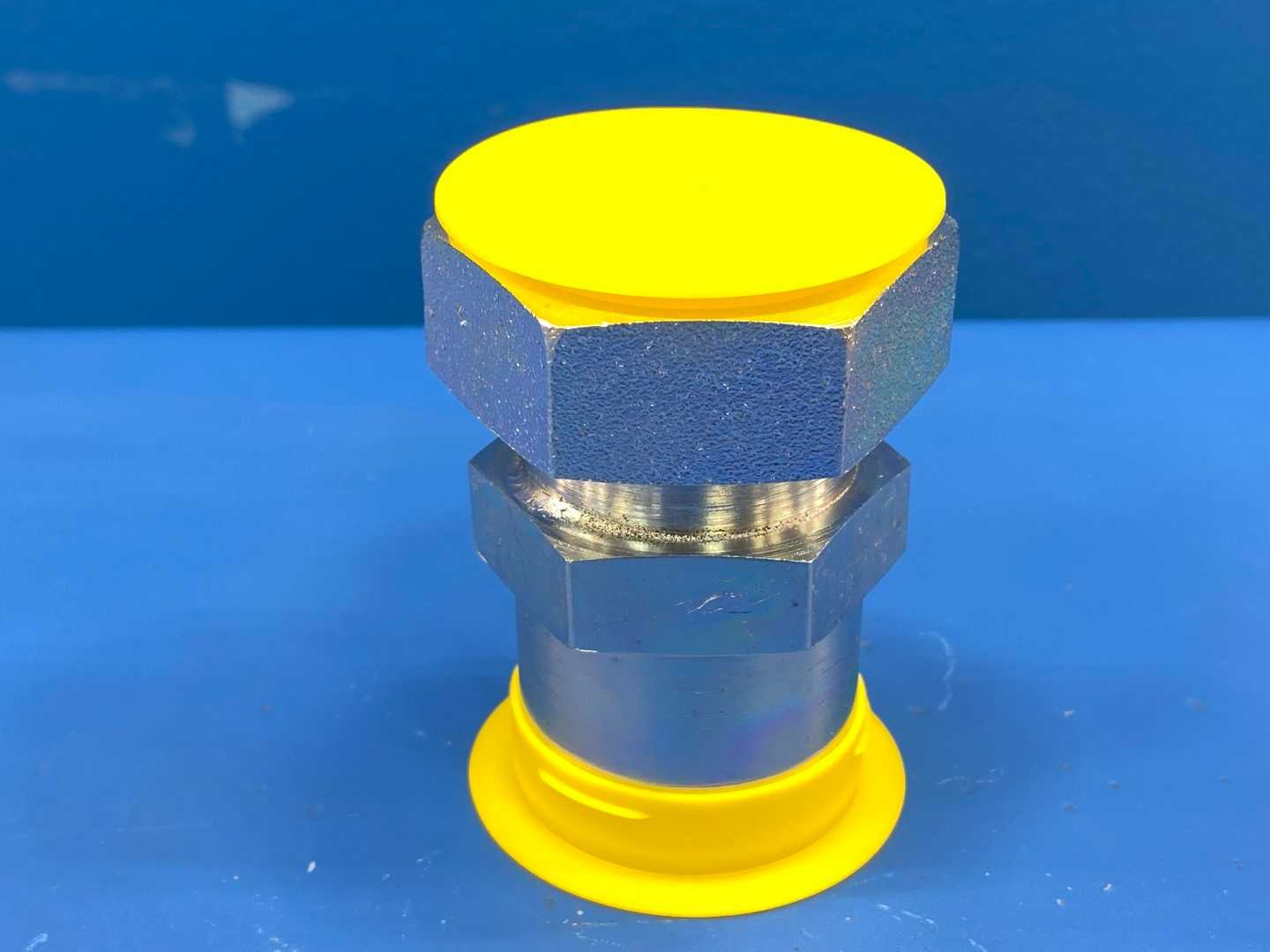 Emerson Electric 998-0034-13 1-3/4-12" x 1-3/8" ID Copeland Rotalock Straight Adapter Replaces 034-0025-07