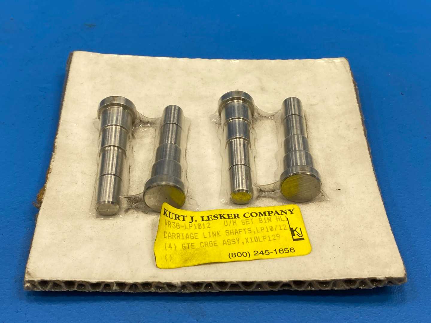 Kurt J Lesker VR3GLP1012 J. Co. Carriage Link Shafts, LP10/12 (4) GTE CRGE ASSY, X10LP129; VR3G-LP1012, U/M SET BIN HL1