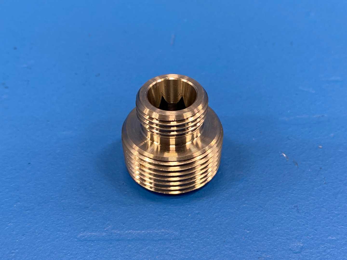 ifm U40085 Plug, ADPT EO2 3/4 NPT 304 SS