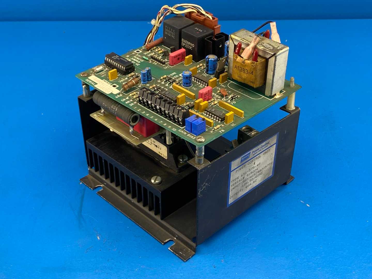 Spang Power Electronics 651-575-40 Control , SCR Control Unit 40A 380/416/480/575V 1PH 50/60Hz