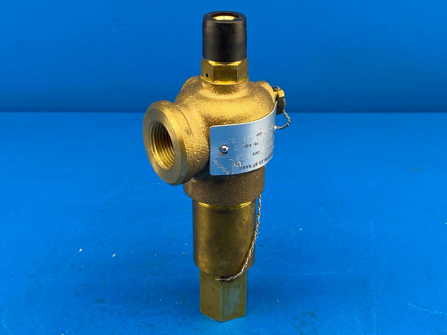 Kunkle 912BDCM01-KE 1/2" Safety Valve Threaded Cap .50" x .75" Gas ASME Section VIII and XIII (UV)