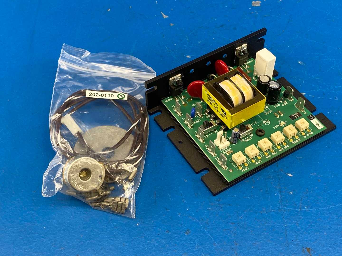 Leeson Electric M1740007.00 Adjustable Speed Control Circuit Board 1Ph, 115/230V 2A