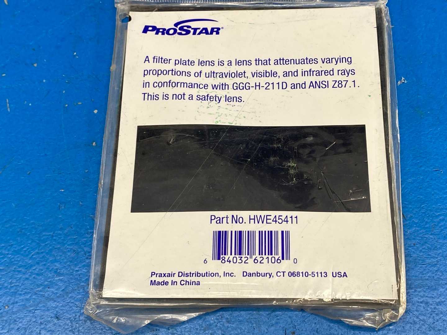 Prostar HWE45411 4-1/2" x 5-1/4" Shade 11 Glass Wide Vision Filter Lens