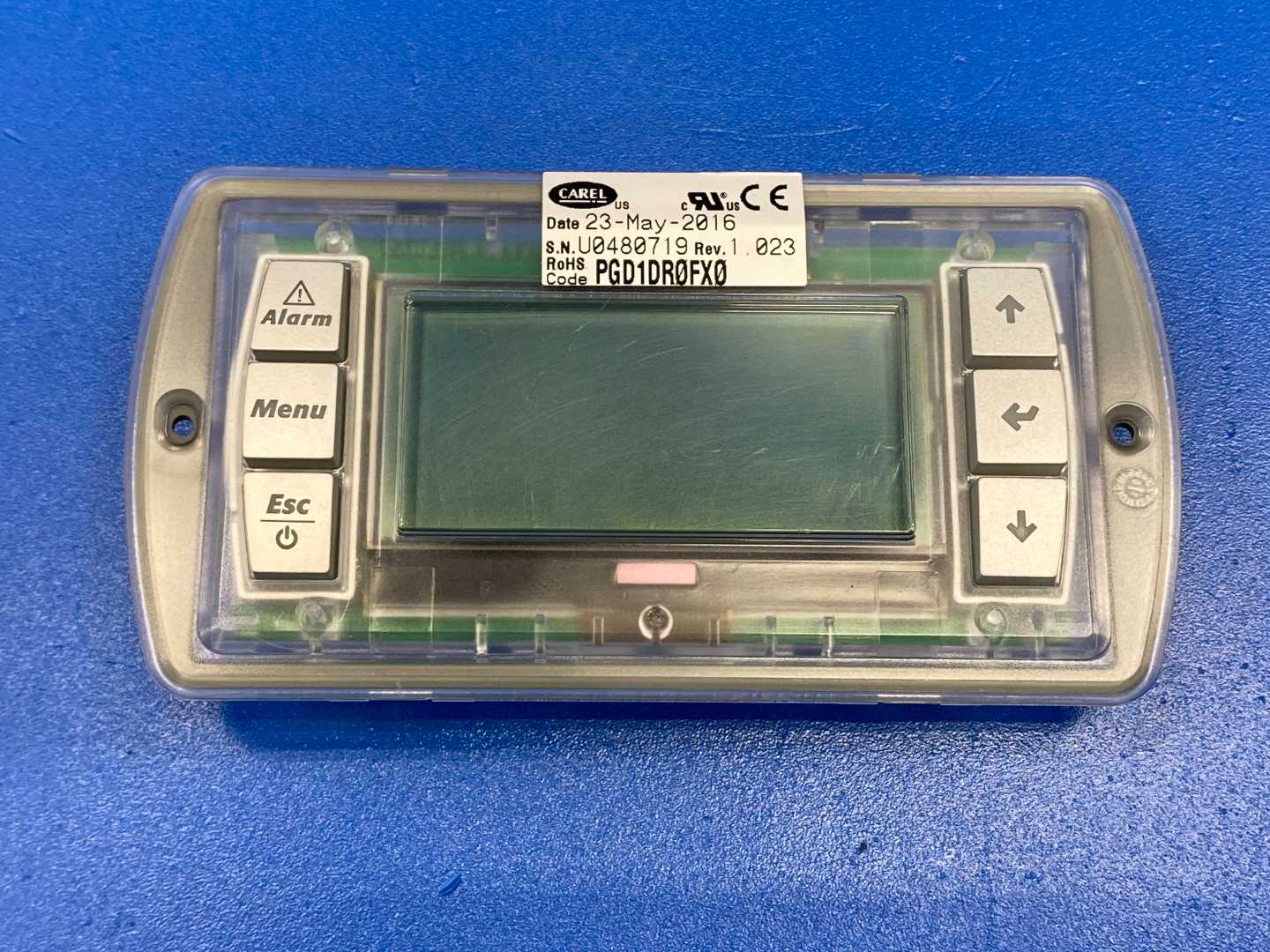 Carel PGD1DR0FX0 Display pGDx1 Graphic Display Rev. 1.023